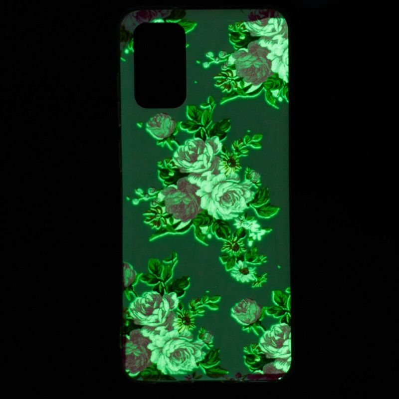 Deksel Samsung Galaxy S20 Plus / S20 Plus 5G Mobildeksel Fluorescerende Blomster