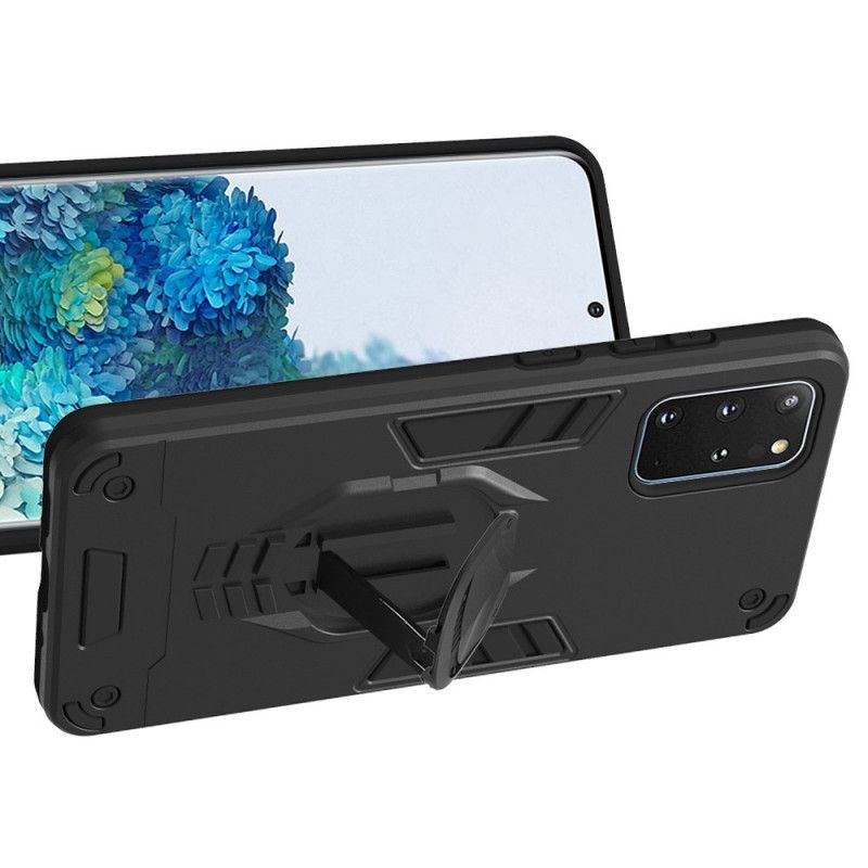 Deksel Samsung Galaxy S20 Plus / S20 Plus 5G Svart Avtakbar Avtakbar Holder Anti-fall