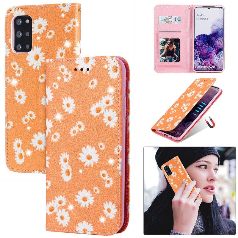 Folio Deksel for Samsung Galaxy S20 Plus / S20 Plus 5G Rosa Tusenfryd