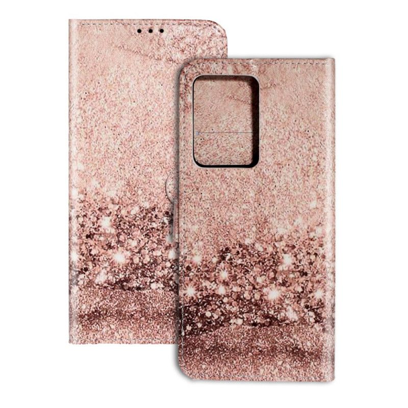 Folio Deksel Samsung Galaxy S20 Plus / S20 Plus 5G Designer Paljetter