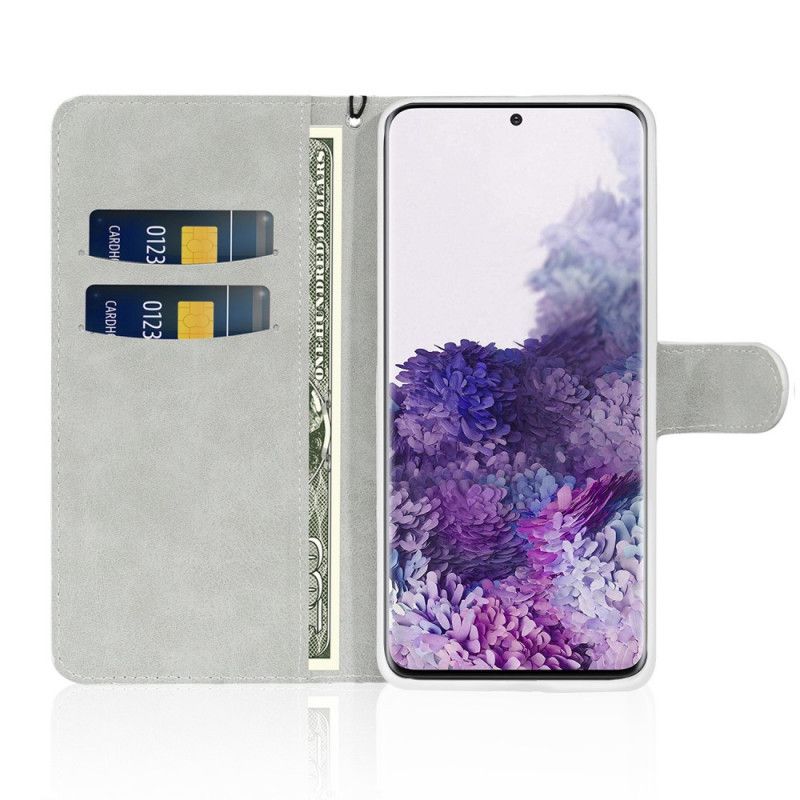 Folio Deksel Samsung Galaxy S20 Plus / S20 Plus 5G Svart Glitter S Design