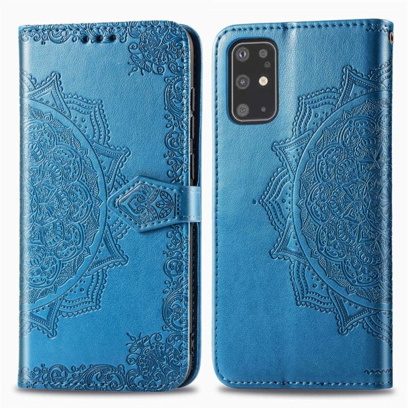 Folio Deksel Samsung Galaxy S20 Plus / S20 Plus 5G Svart Middelaldrende Mandala