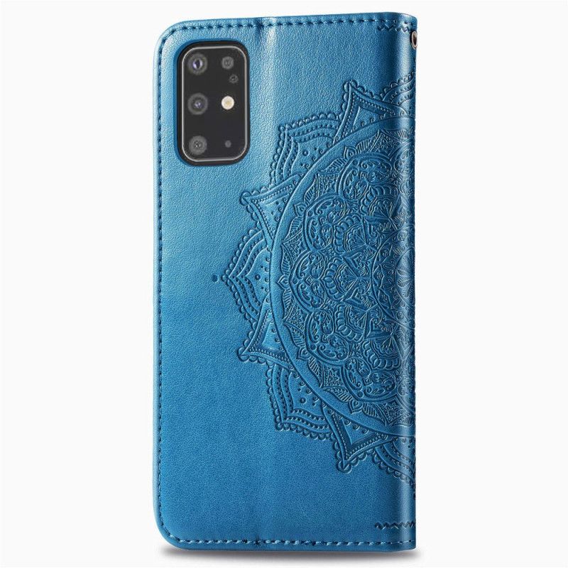 Folio Deksel Samsung Galaxy S20 Plus / S20 Plus 5G Svart Middelaldrende Mandala