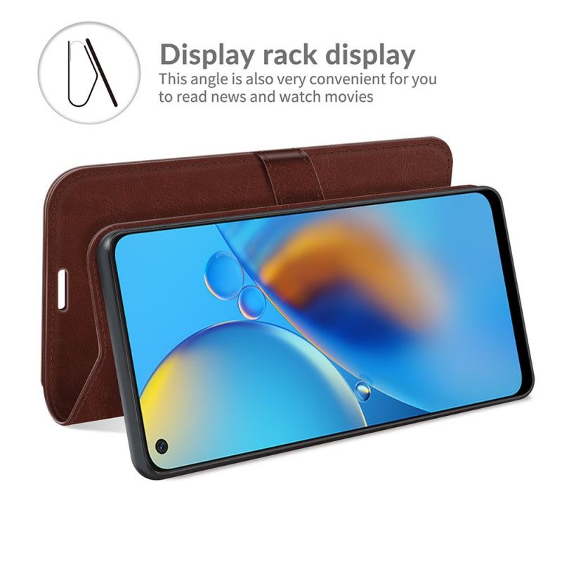 Folio Deksel Oppo A74 4g Faux Leather Ultra