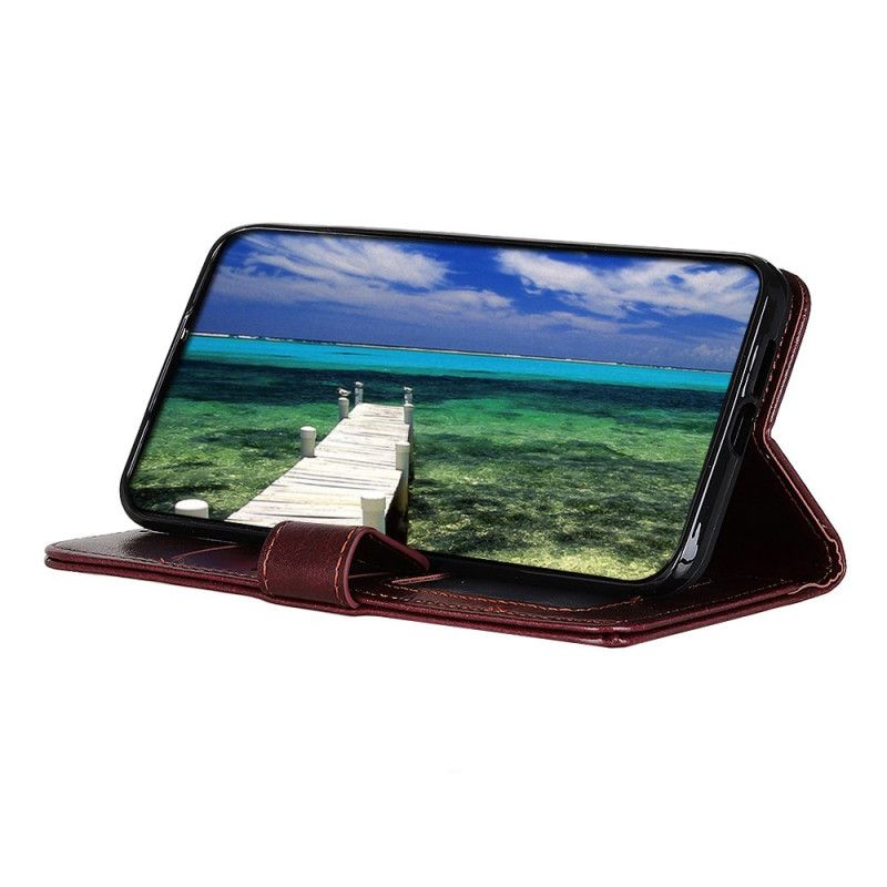 Lærdeksel Folio Deksel Oppo A74 4g Mobildeksel Glacial Finesse