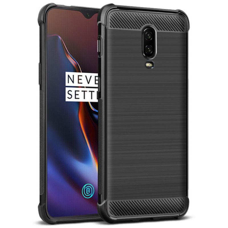 Deksel for OnePlus 6T Imak Vega-Serie Børstet Karbonfiber