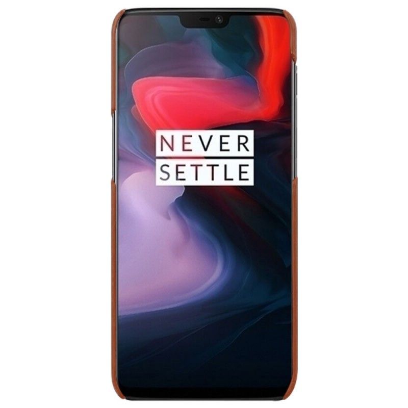 Deksel for OnePlus 6T Svart Imak Ruiyi-Serien Skinneffekt