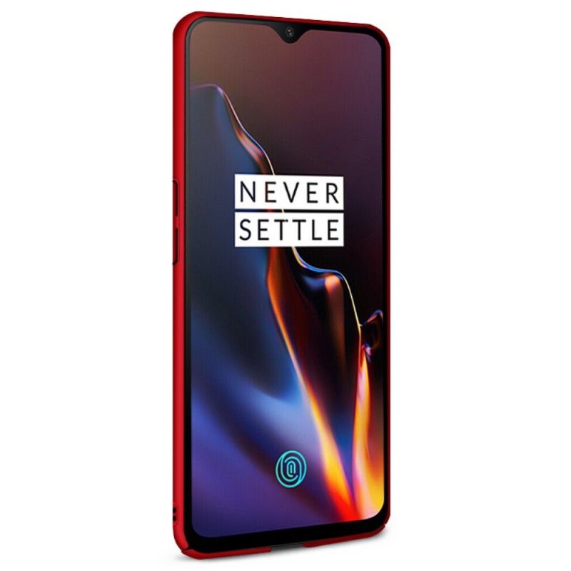 Deksel OnePlus 6T Rød Silkeserie