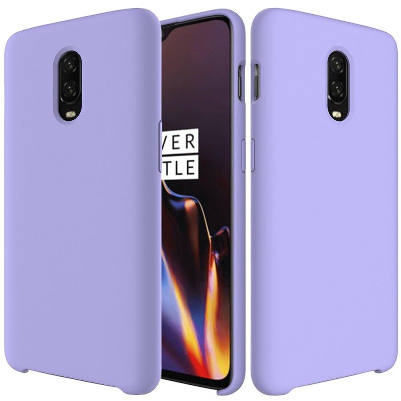 Deksel OnePlus 6T Rosa Silikonvæske Beskyttelse