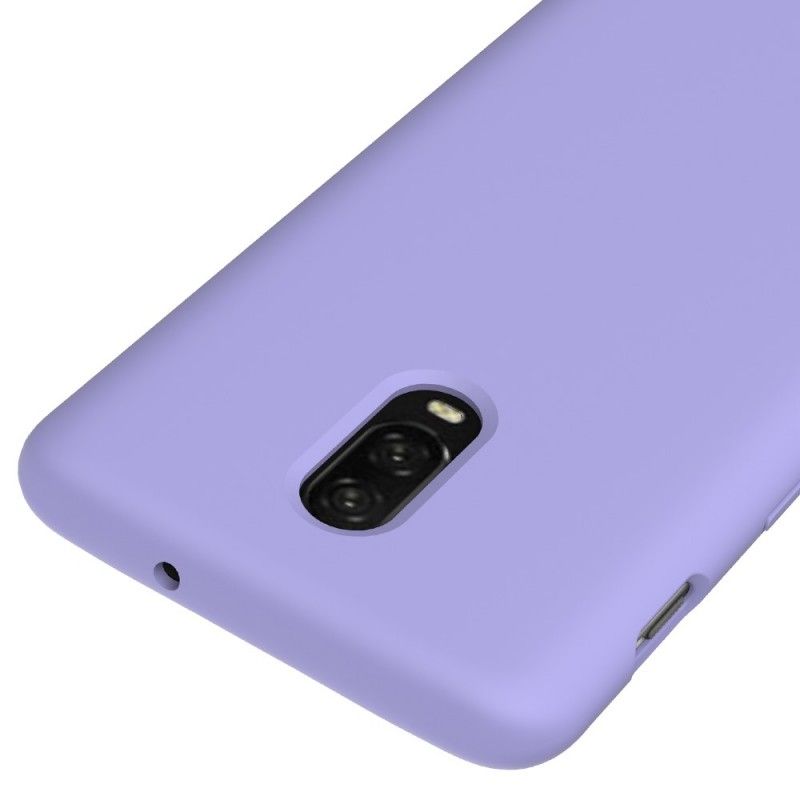 Deksel OnePlus 6T Rosa Silikonvæske Beskyttelse