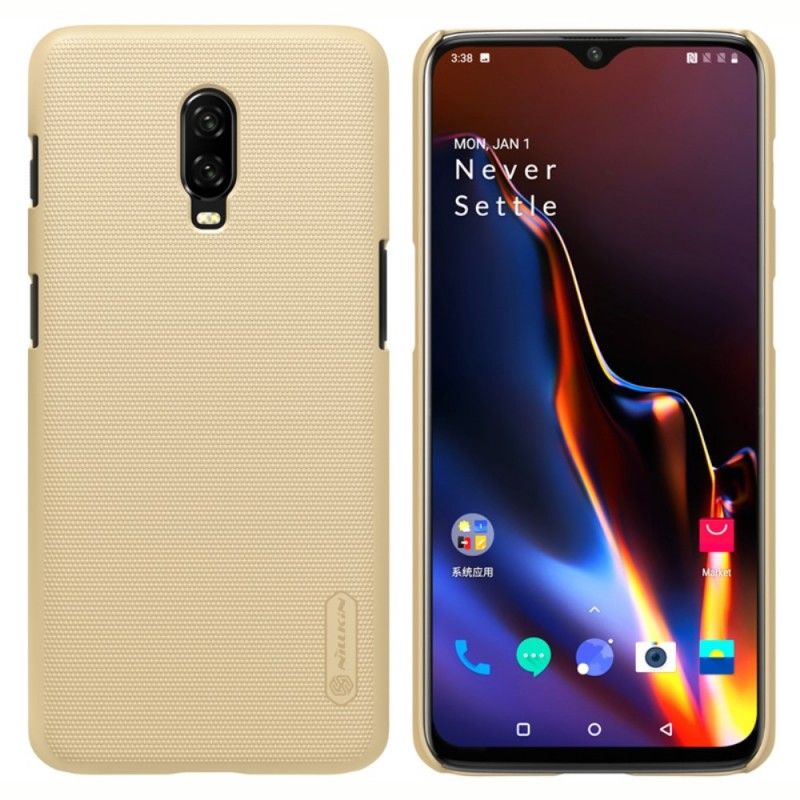 Deksel OnePlus 6T Svart Stiv Frostet Nillkin