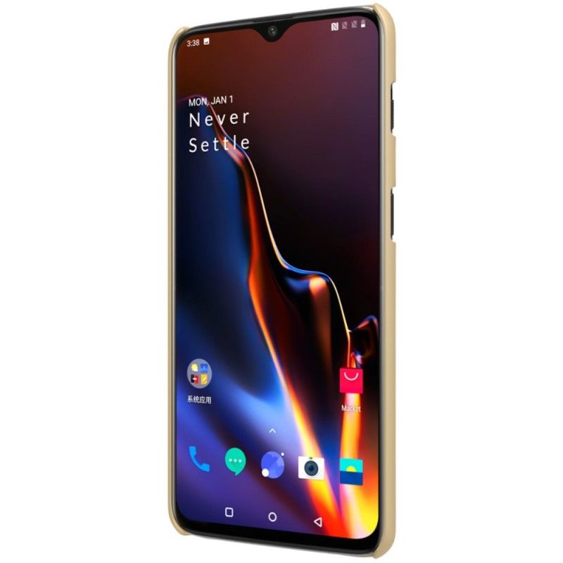 Deksel OnePlus 6T Svart Stiv Frostet Nillkin