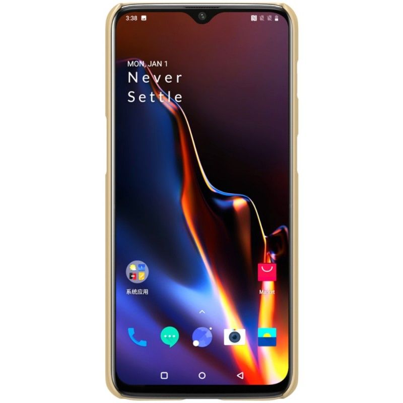 Deksel OnePlus 6T Svart Stiv Frostet Nillkin