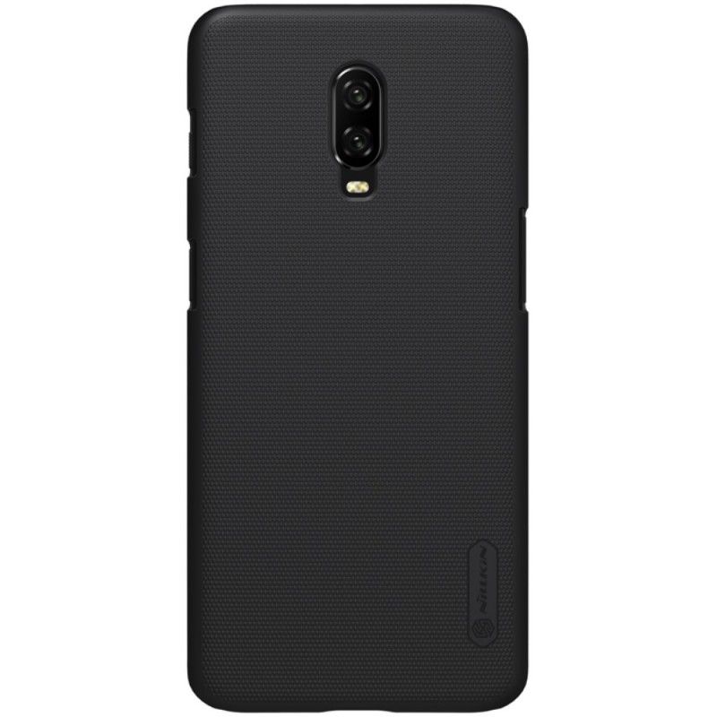 Deksel OnePlus 6T Svart Stiv Frostet Nillkin