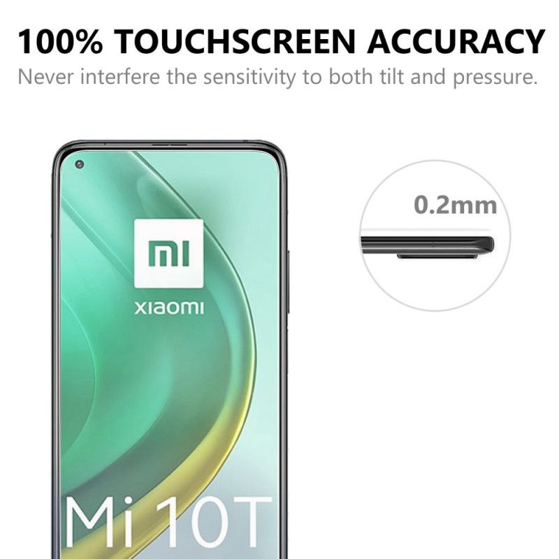 Buekantbeskyttet Herdet Glassbeskyttelse For Xiaomi Mi 10T / 10T Pro Skjerm