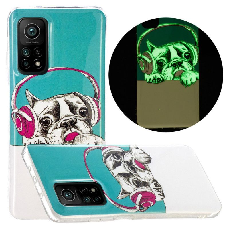 Deksel Xiaomi Mi 10T / 10T Pro Fluorescerende Hund