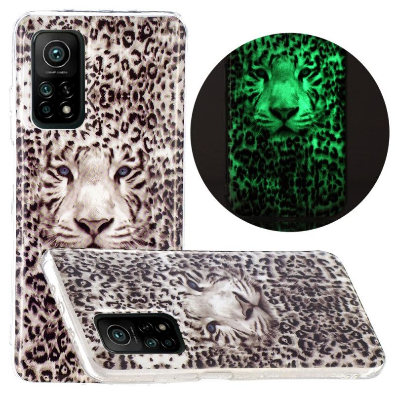 Deksel Xiaomi Mi 10T / 10T Pro Fluorescerende Leopard