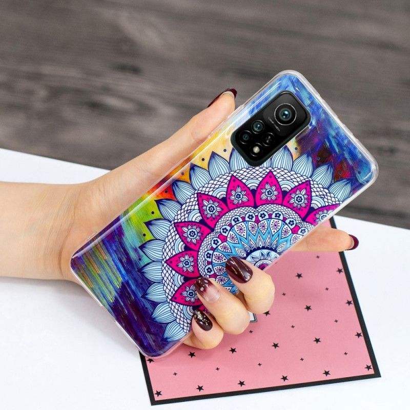 Deksel Xiaomi Mi 10T / 10T Pro Fluorescerende Mandala