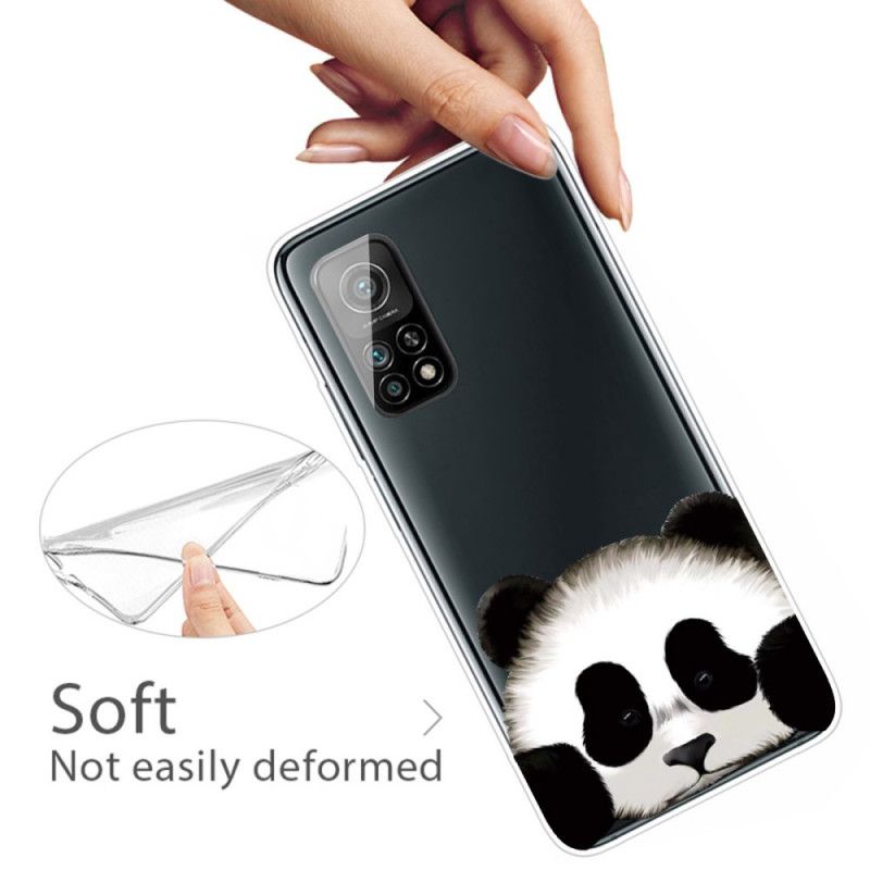 Deksel Xiaomi Mi 10T / 10T Pro Gjennomsiktig Panda Anti-fall