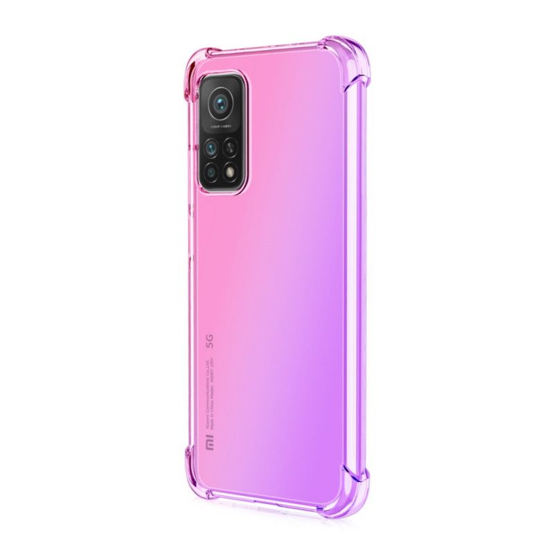 Deksel Xiaomi Mi 10T / 10T Pro Magenta Gradientfarge Anti-fall