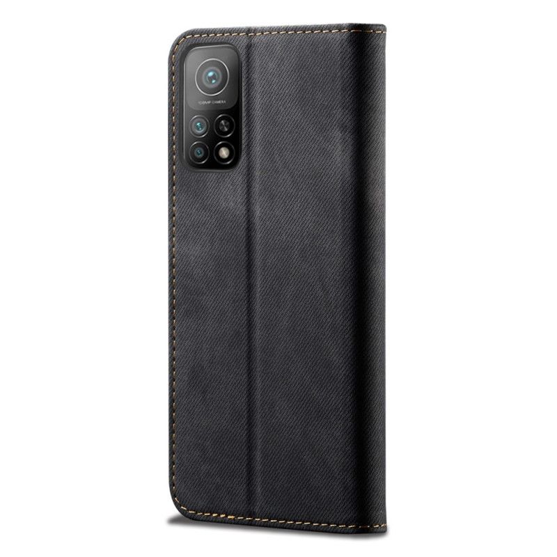 Folio Deksel for Xiaomi Mi 10T / 10T Pro Svart Jeansstoff