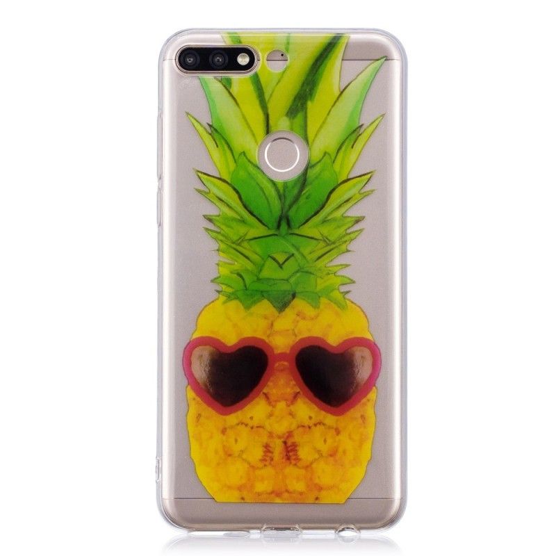Deksel for Huawei Y7 2018 Ananas Inkognito