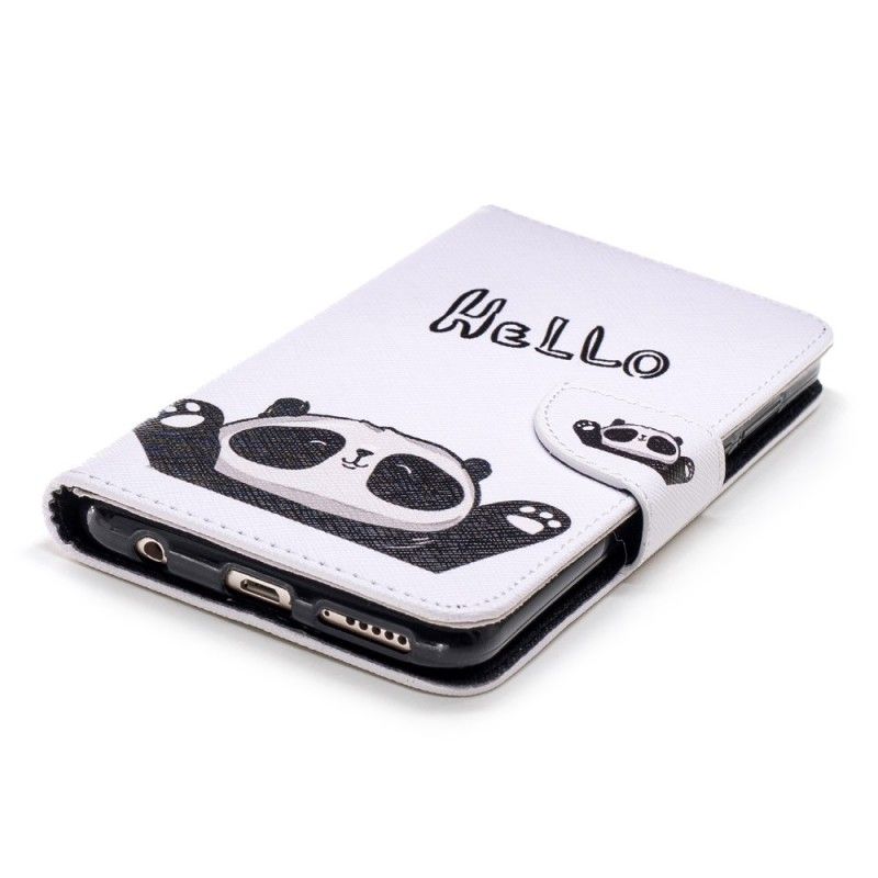 Folio Deksel Huawei Y7 2018 Hallo Panda