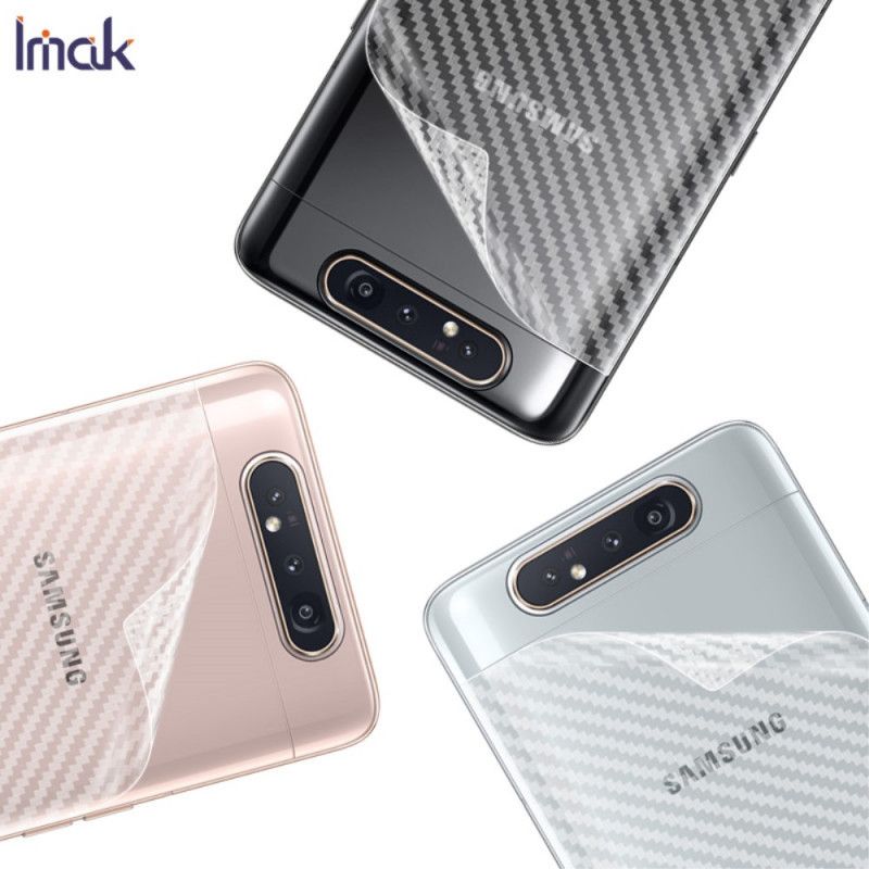 Beskyttelsesfilm Bak For Samsung Galaxy A80 / A90 Carbon Imak-Stil