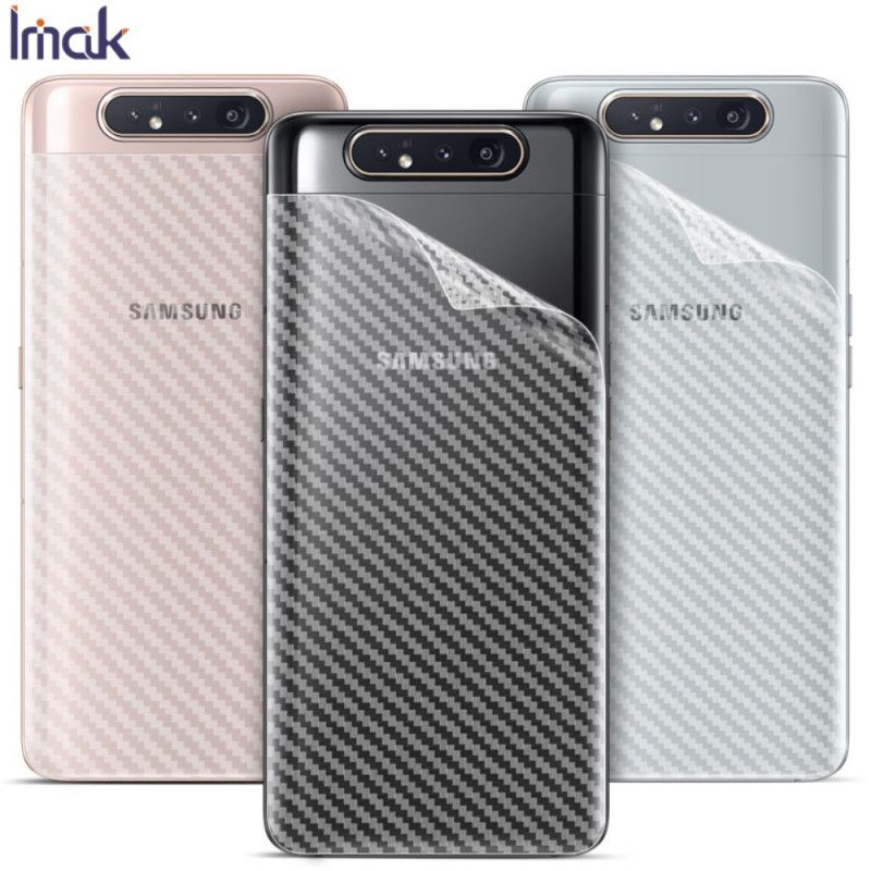 Beskyttelsesfilm Bak For Samsung Galaxy A80 / A90 Carbon Imak-Stil