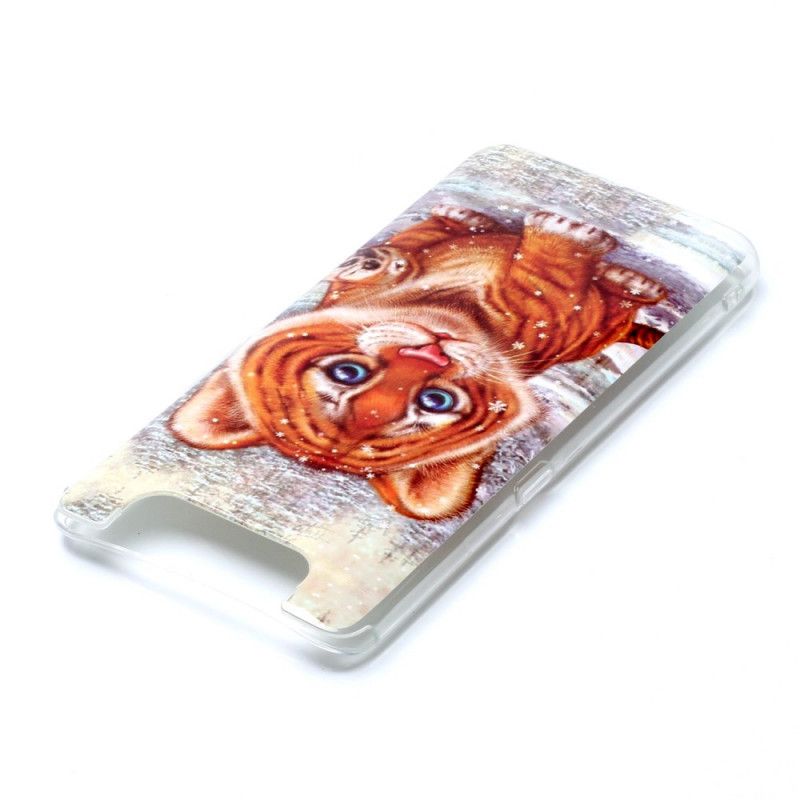 Deksel for Samsung Galaxy A80 / A90 Baby Tiger