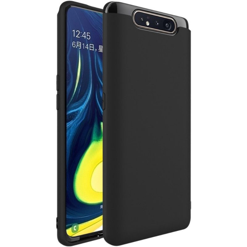 Deksel for Samsung Galaxy A80 / A90 Svart Frostet Imak