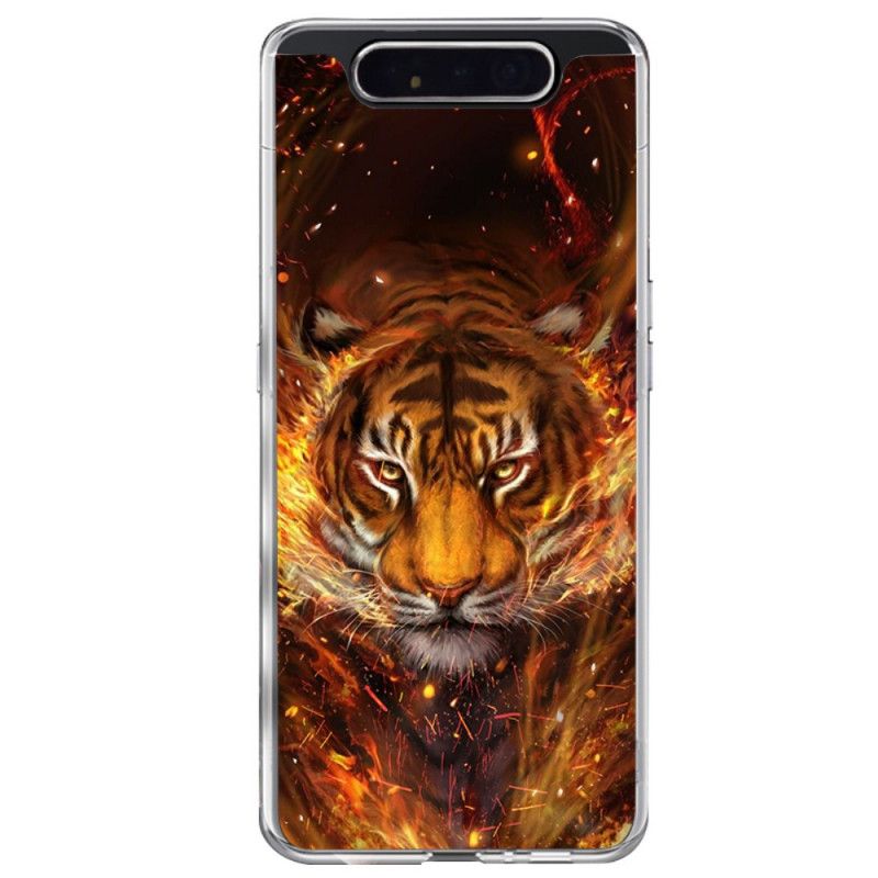 Deksel Samsung Galaxy A80 / A90 Branntiger Beskyttelse