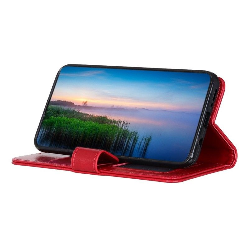 Folio Deksel for Samsung Galaxy A80 / A90 Svart Tilsvarende Skinn