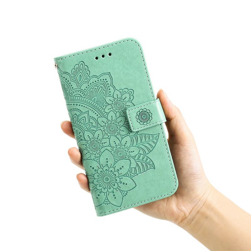 Folio Deksel Samsung Galaxy M32 Blomstermandala