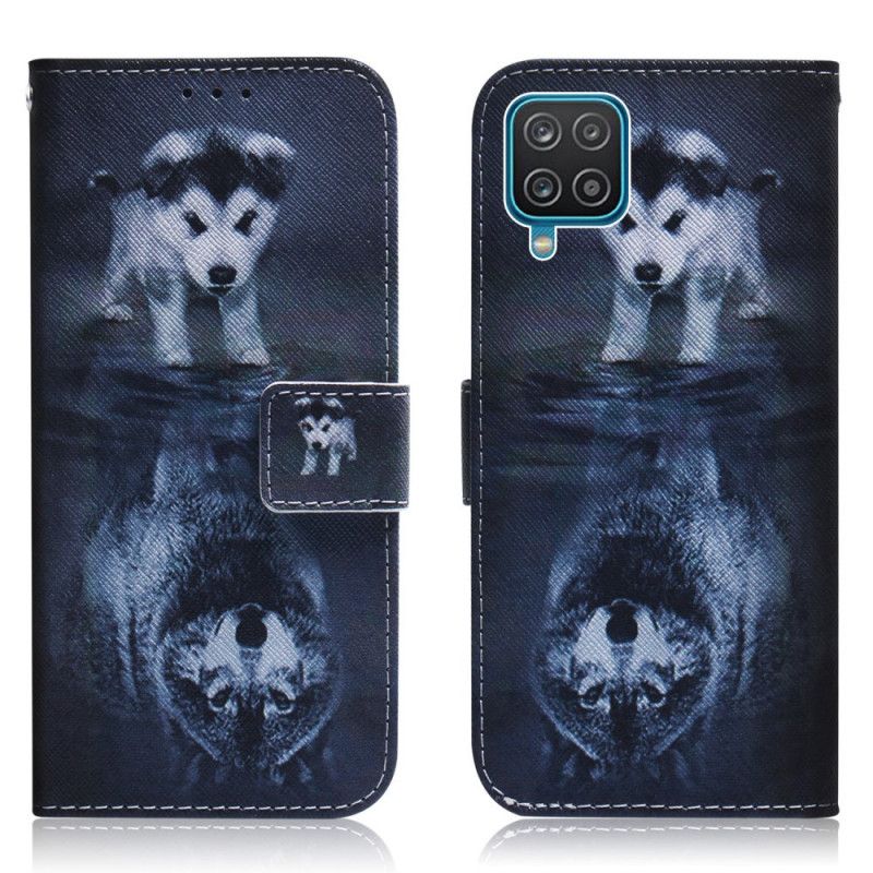 Folio Deksel Samsung Galaxy M32 Ernesto The Wolf