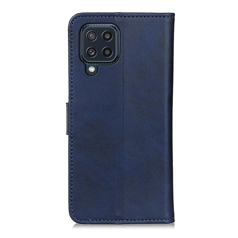 Folio Deksel Samsung Galaxy M32 Matt Skinneffekt