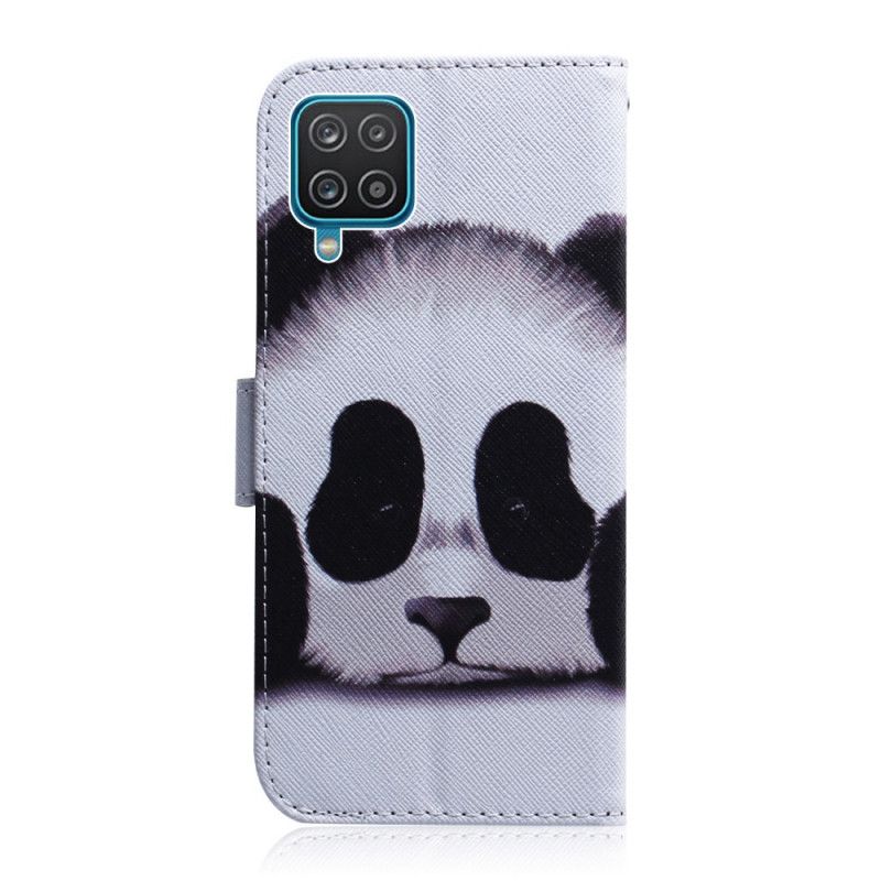 Folio Deksel Samsung Galaxy M32 Panda Face Beskyttelse Deksel