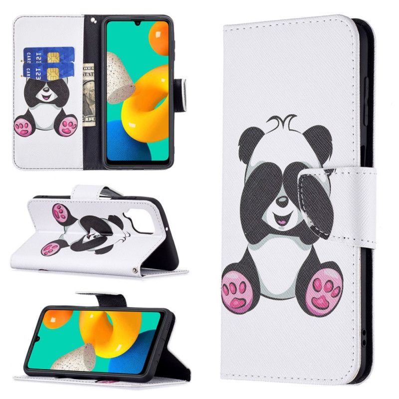 Folio Deksel Samsung Galaxy M32 Panda Moro