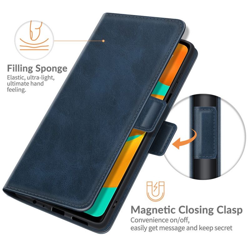 Folio Deksel Samsung Galaxy M32 Skinneffektdesign