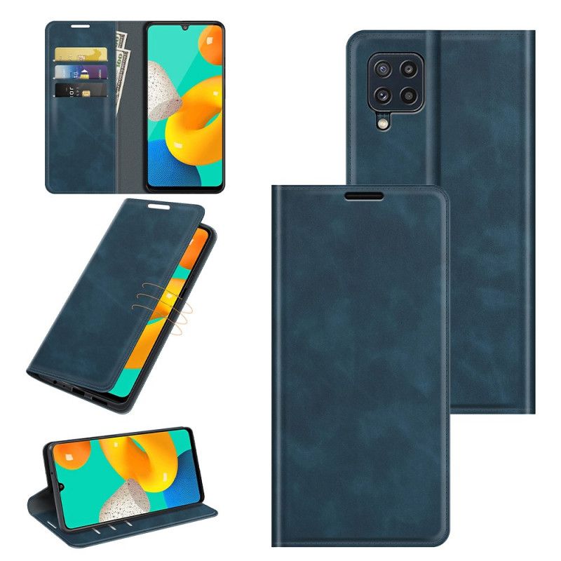 Folio Deksel Samsung Galaxy M32 Stil Skinndesign Beskyttelse Deksel