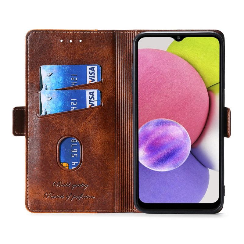 Folio Deksel Samsung Galaxy M32 Tofarget Kunstskinn