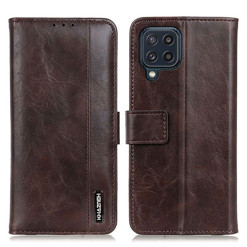 Folio Deksel Til Samsung Galaxy M32 Khazneh Elegance Leather Style