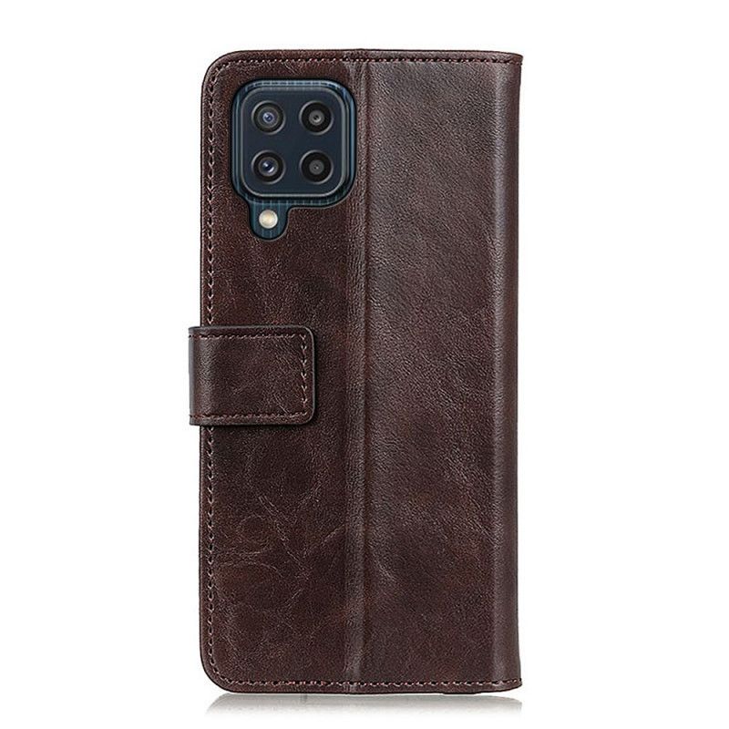 Folio Deksel Til Samsung Galaxy M32 Khazneh Elegance Leather Style