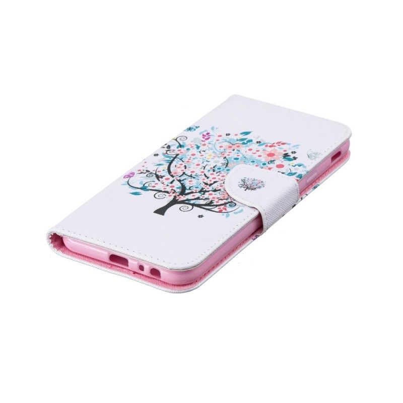 Folio Deksel for Samsung Galaxy J4 Plus Blomstret Tre