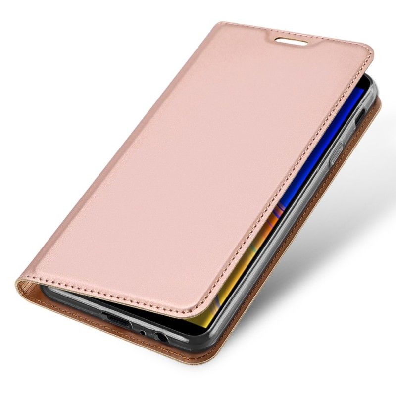 Folio Deksel Samsung Galaxy J4 Plus Golden Førsteklasses Serie