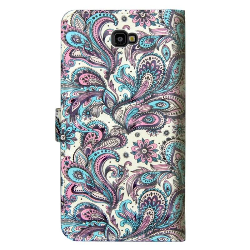 Folio Deksel Samsung Galaxy J4 Plus Mønstrede Blomster