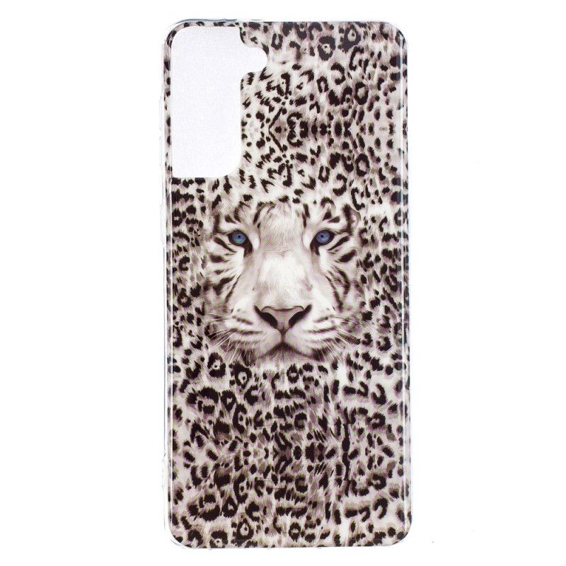 Deksel for Samsung Galaxy S21 Plus 5G Fluorescerende Leopard