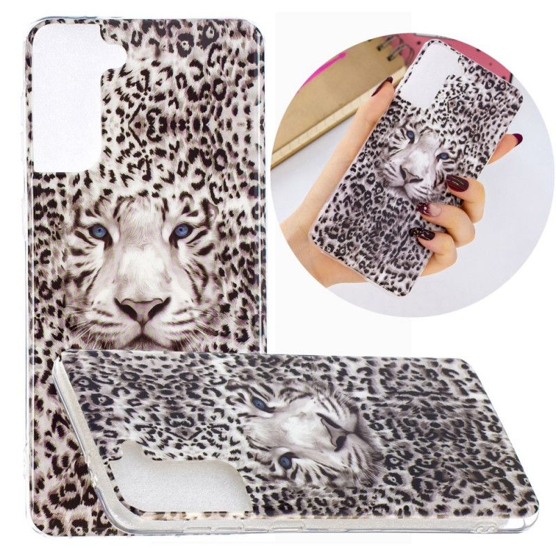 Deksel for Samsung Galaxy S21 Plus 5G Fluorescerende Leopard