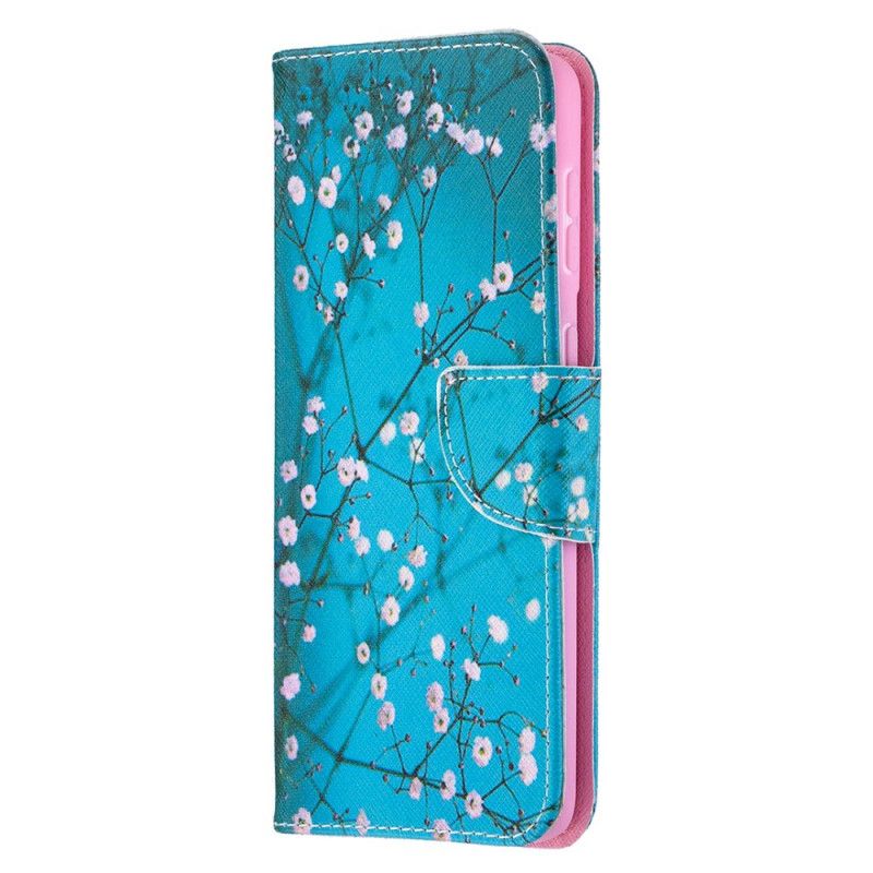 Folio Deksel for Samsung Galaxy S21 Plus 5G Blomstrende Tre