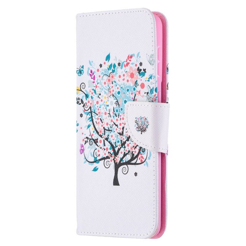 Folio Deksel Samsung Galaxy S21 Plus 5G Blomstret Tre